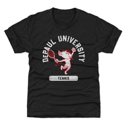 DePaul Blue Demons Mascot Tennis WHT (ONLINE ORDER ONLY)