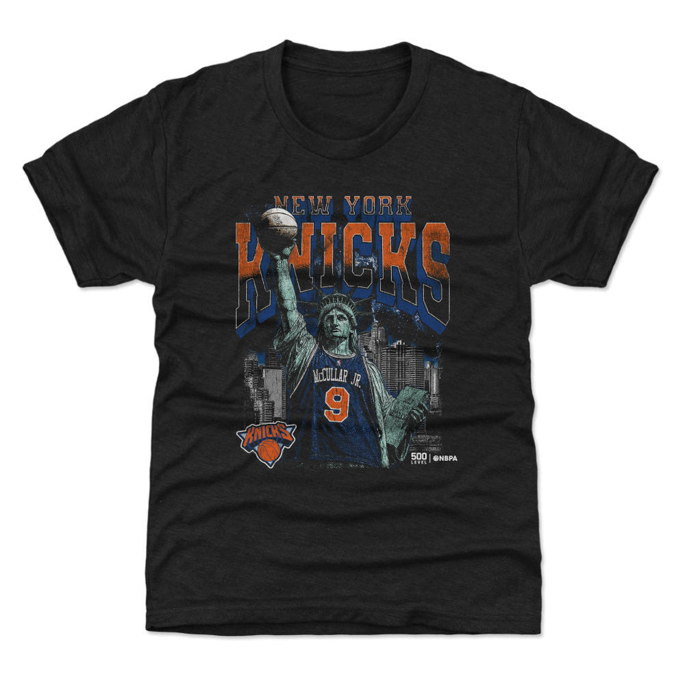 Kevin McCullar Jr. New York Knicks Statue Of Liberty WHT (ONLINE ORDER ONLY)