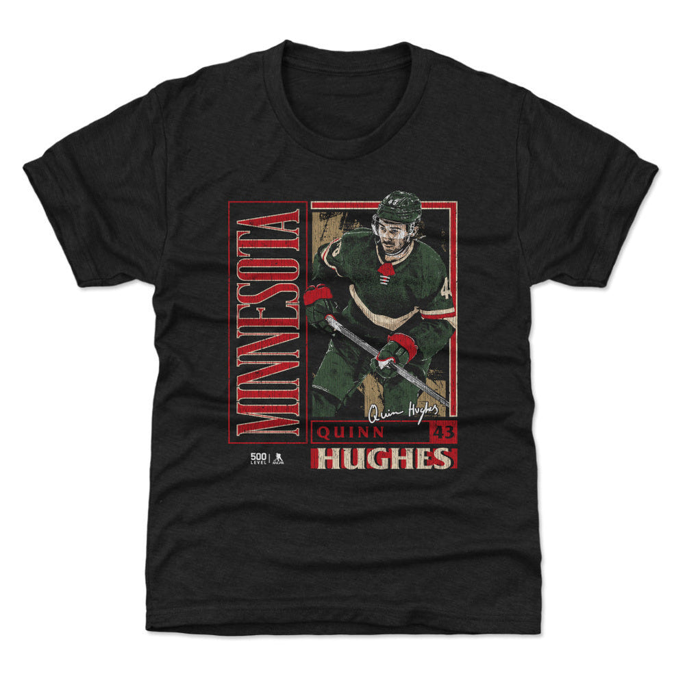 Quinn Hughes Minnesota Vintage Card WHT (ONLINE ORDER ONLY)