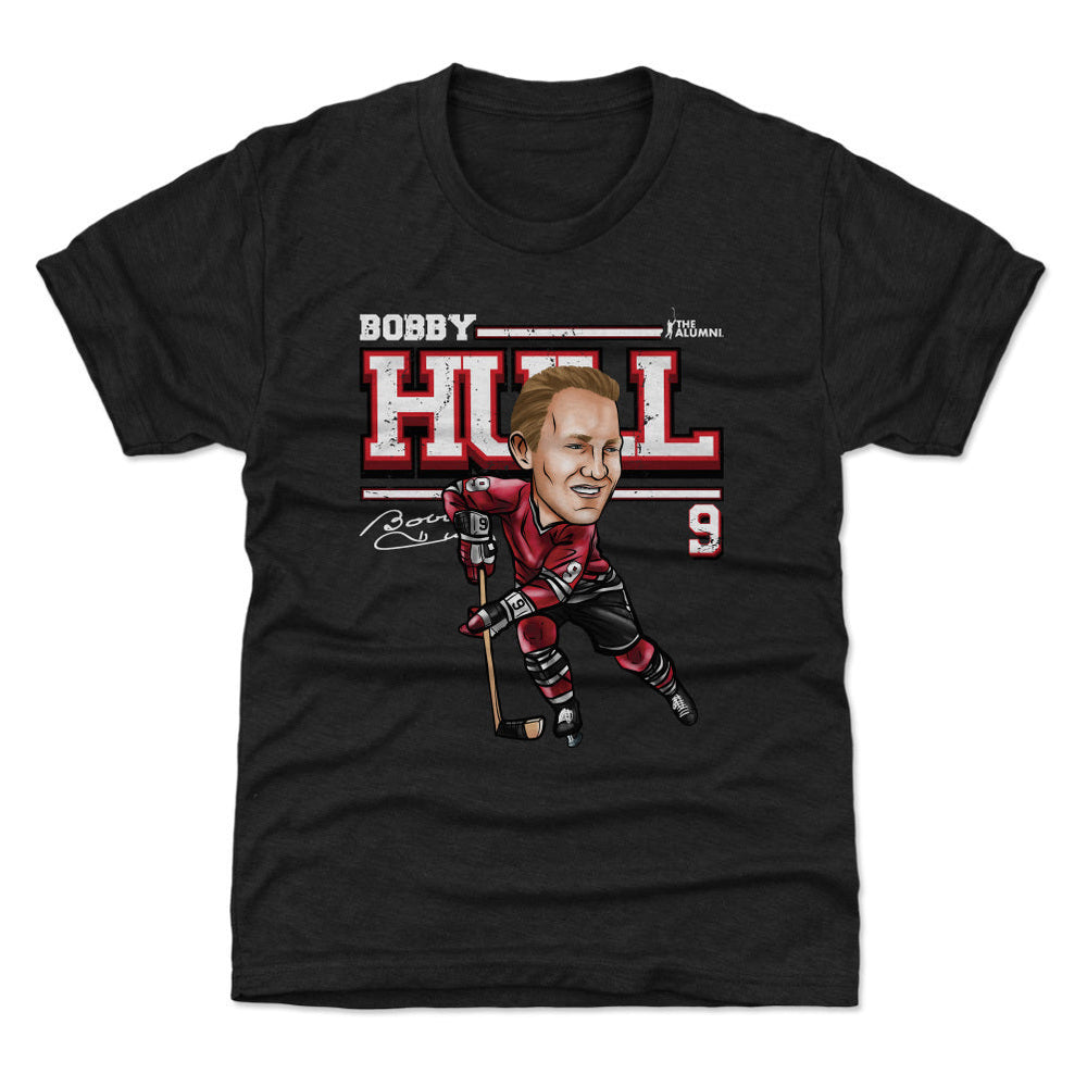 Bobby Hull Chicago Cartoon WHT (ONLINE ORDER ONLY)