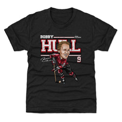 Bobby Hull Chicago Cartoon WHT (ONLINE ORDER ONLY)