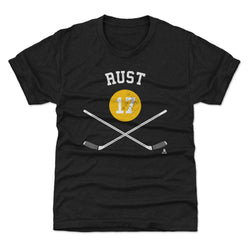 Bryan Rust Pittsburgh Sticks WHT