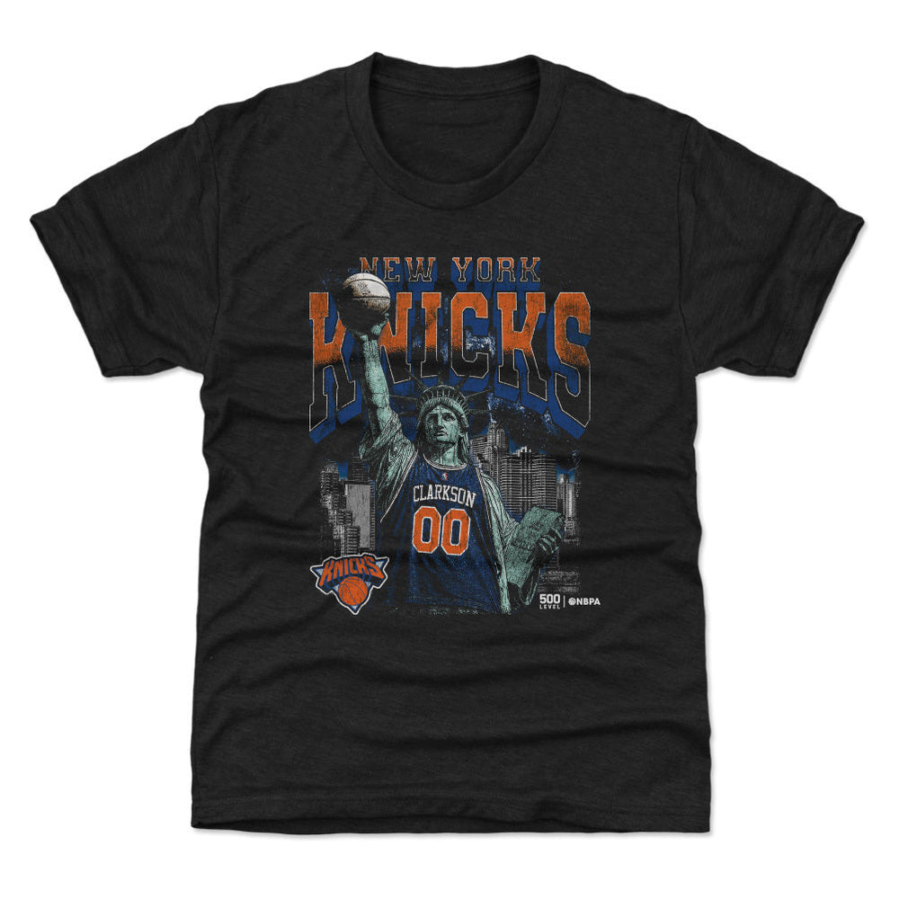 Jordan Clarkson New York Knicks Statue Of Liberty WHT (ONLINE ORDER ONLY)