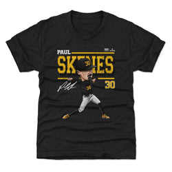 Paul Skenes Pittsburgh Cartoon WHT