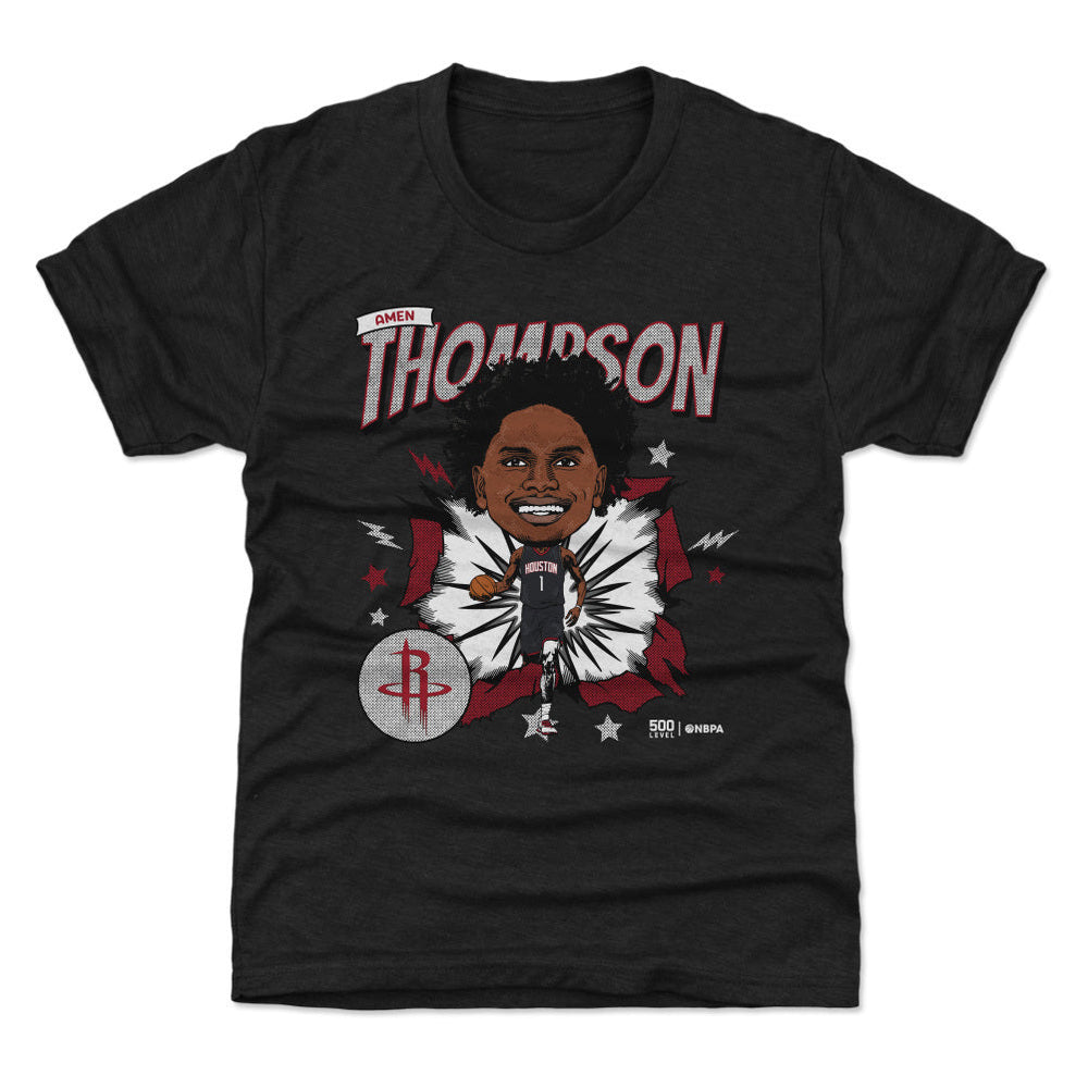 Amen Thompson Houston Rockets Caricature WHT (ONLINE ORDER ONLY)