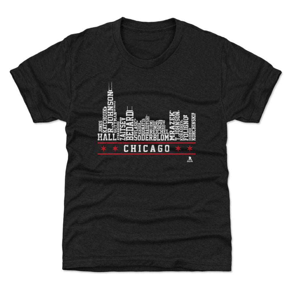Chicago Hockey Roster Skyline 23 WHT (ONLINE ORDER ONLY)