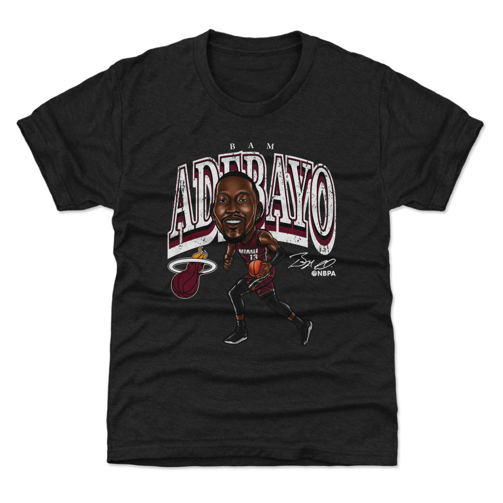 Bam Adebayo Miami Heat Cartoon WHT (ONLINE ORDER ONLY)