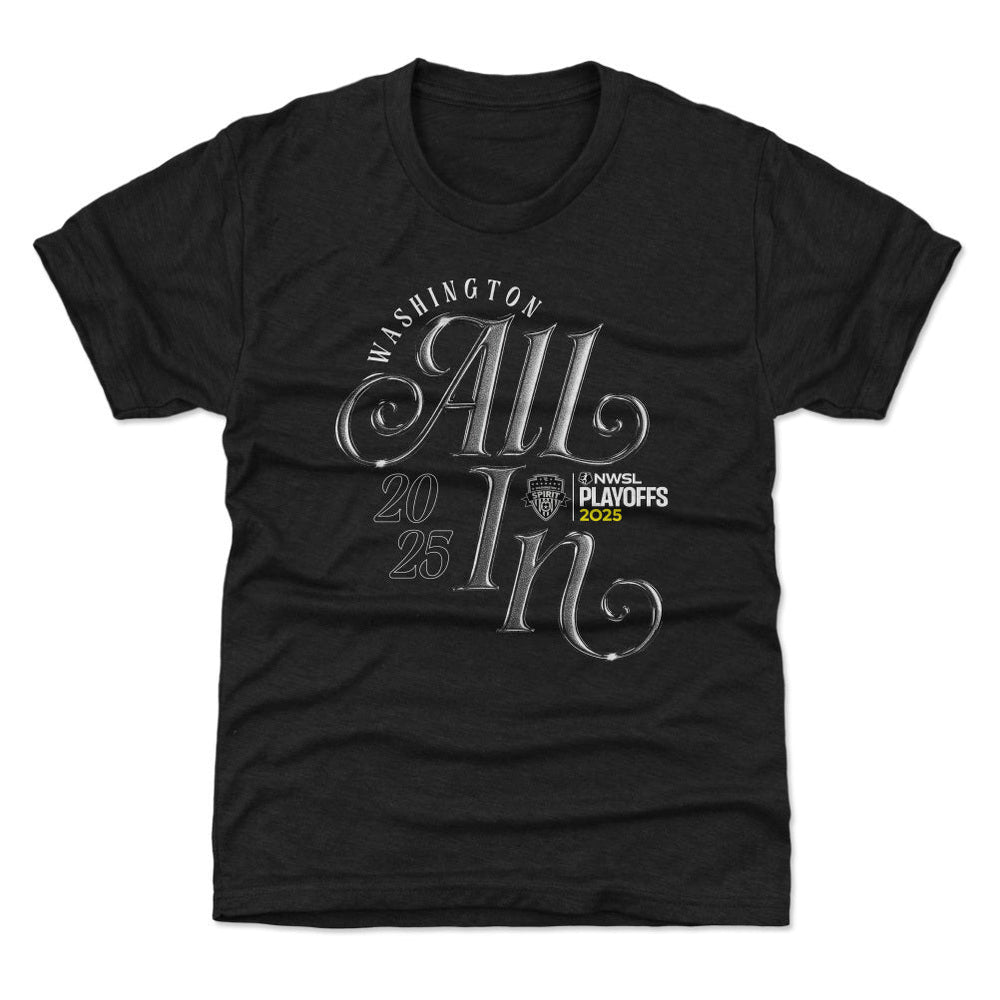 Washington Spirit NWSL Playoff All In 2025 WHT (ONLINE ORDER ONLY)