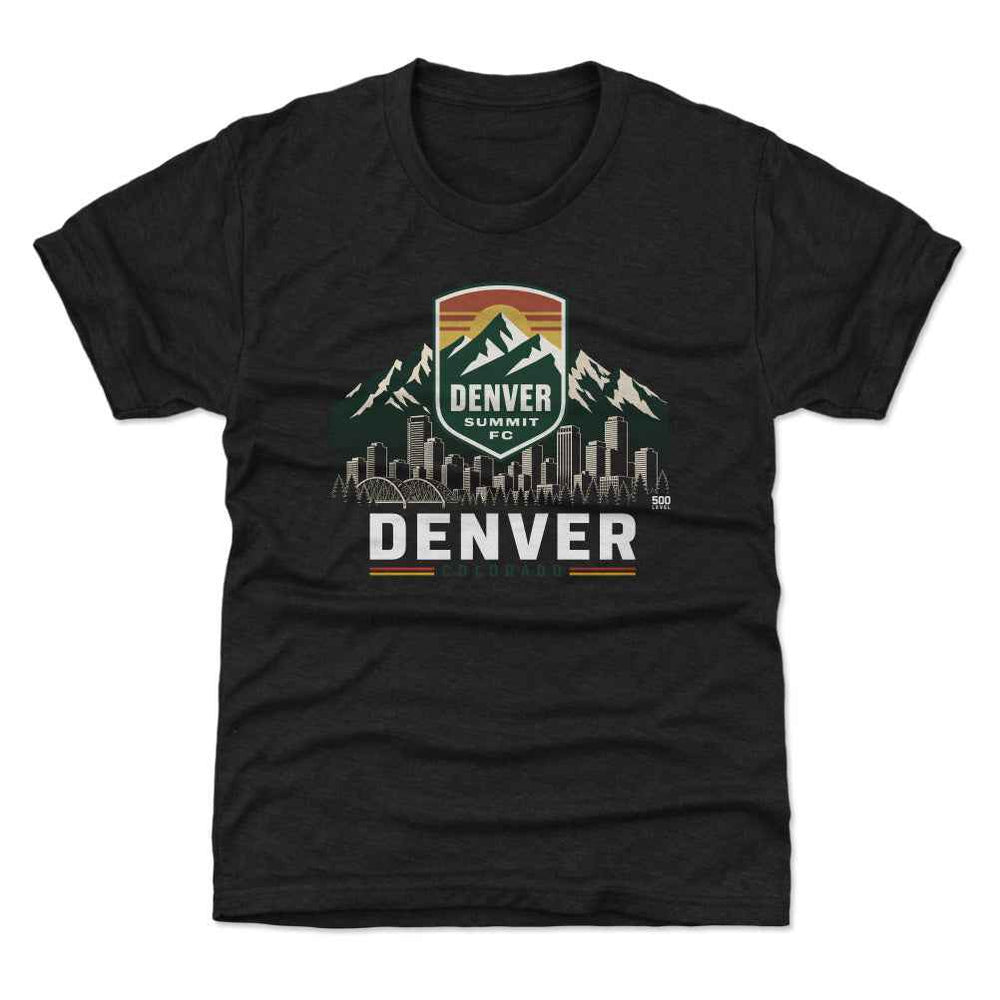 Denver Summit FC Skyline Logo WHT