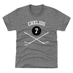 Chris Chelios Chicago 7 Sticks WHT (ONLINE ORDER ONLY)