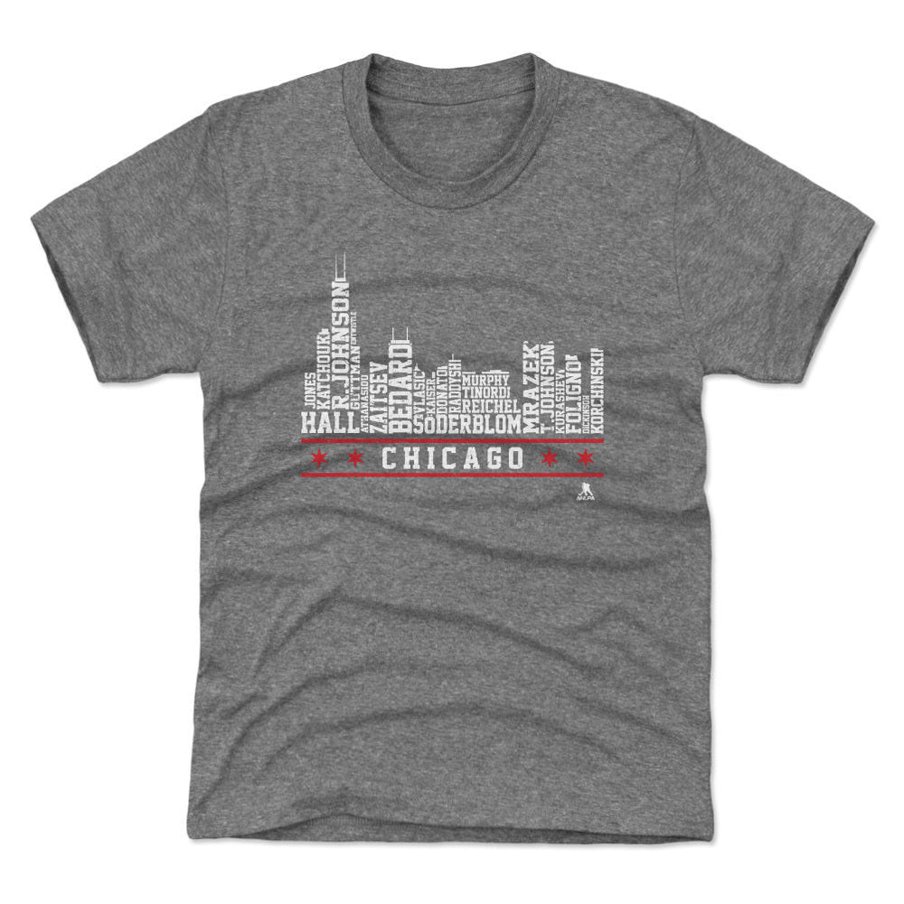 Chicago Hockey Roster Skyline 23 WHT (ONLINE ORDER ONLY)