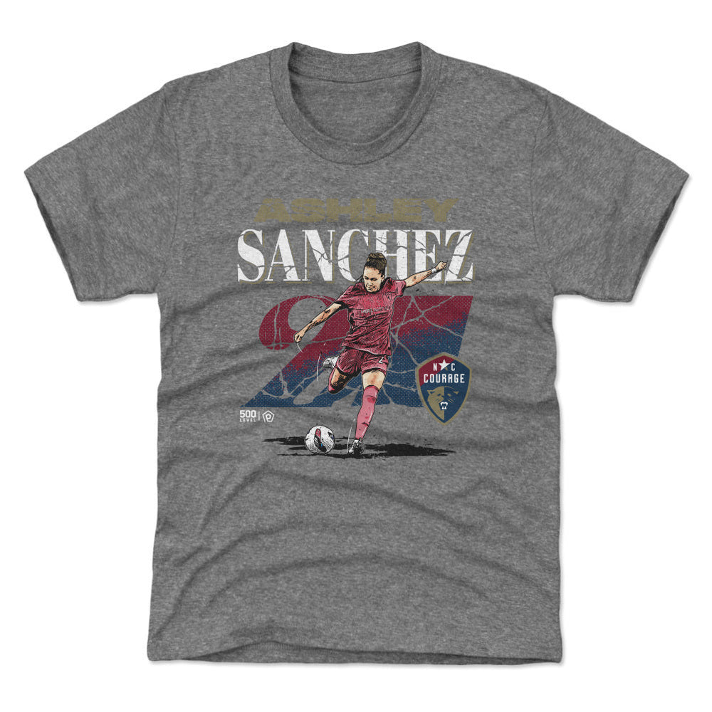 Ashley Sanchez North Carolina Courage Cracked Number WHT (ONLINE ORDER ONLY)