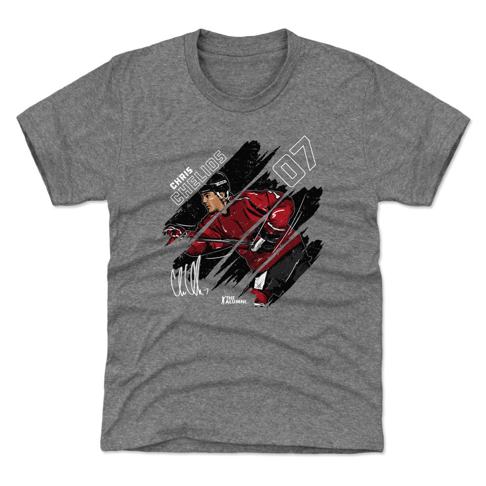 Chris Chelios Stripes WHT (ONLINE ORDER ONLY)