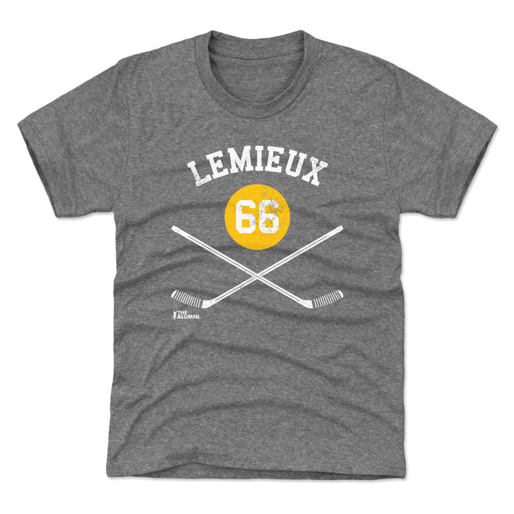 Mario Lemieux Pittsburgh 66 Sticks WHT