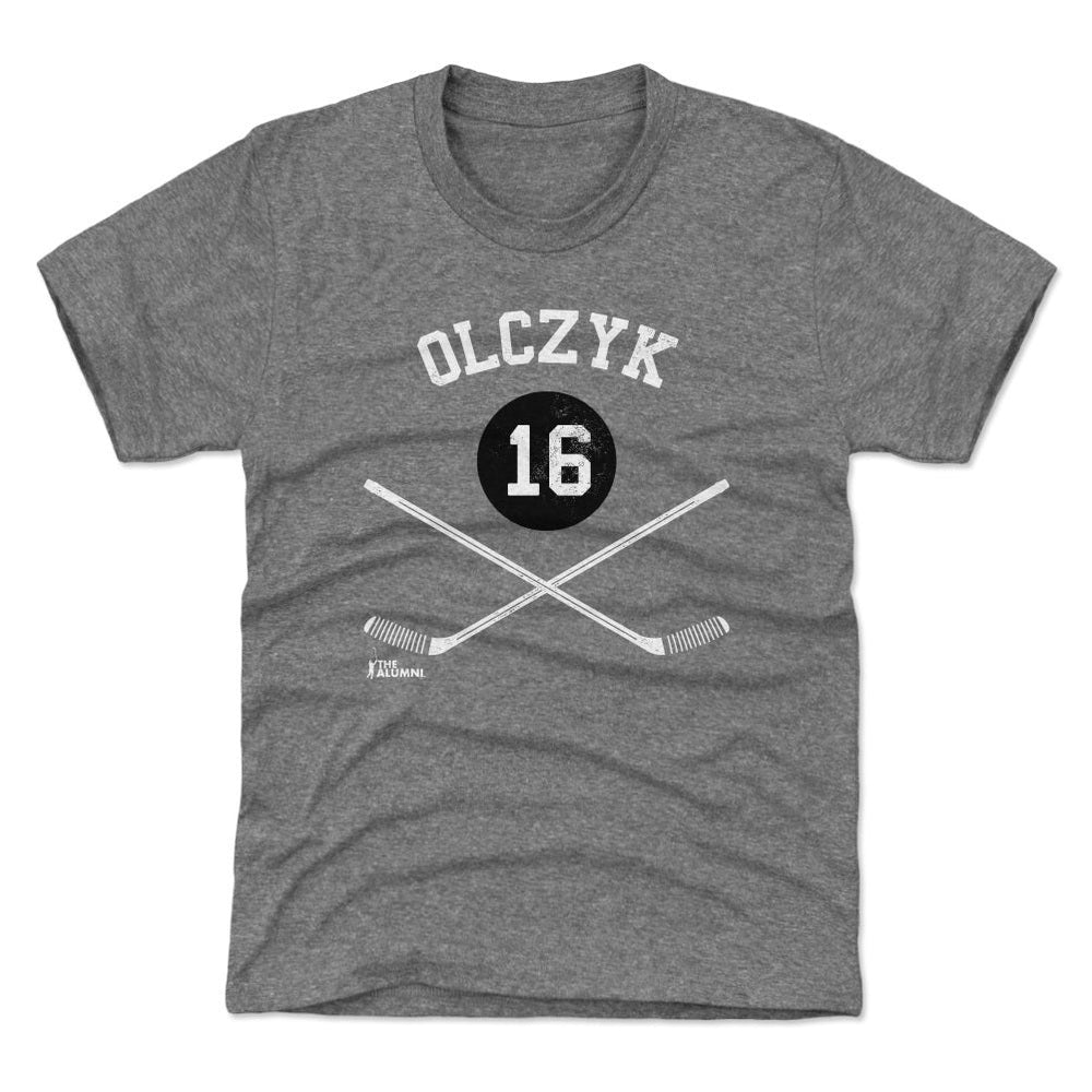Eddie Olczyk Chicago 16 Sticks WHT (ONLINE ORDER ONLY)