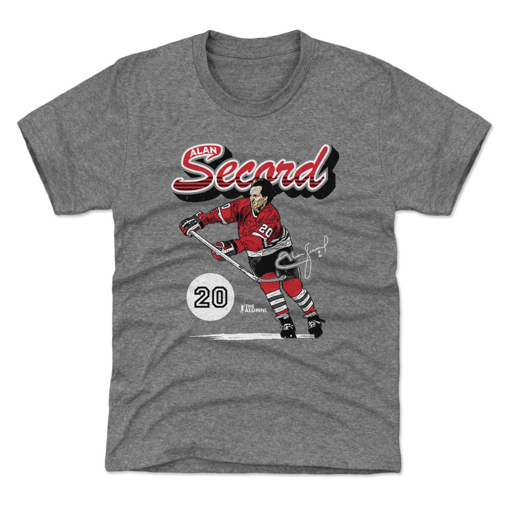 Alan Secord Chicago Retro Script WHT (ONLINE ORDER ONLY)