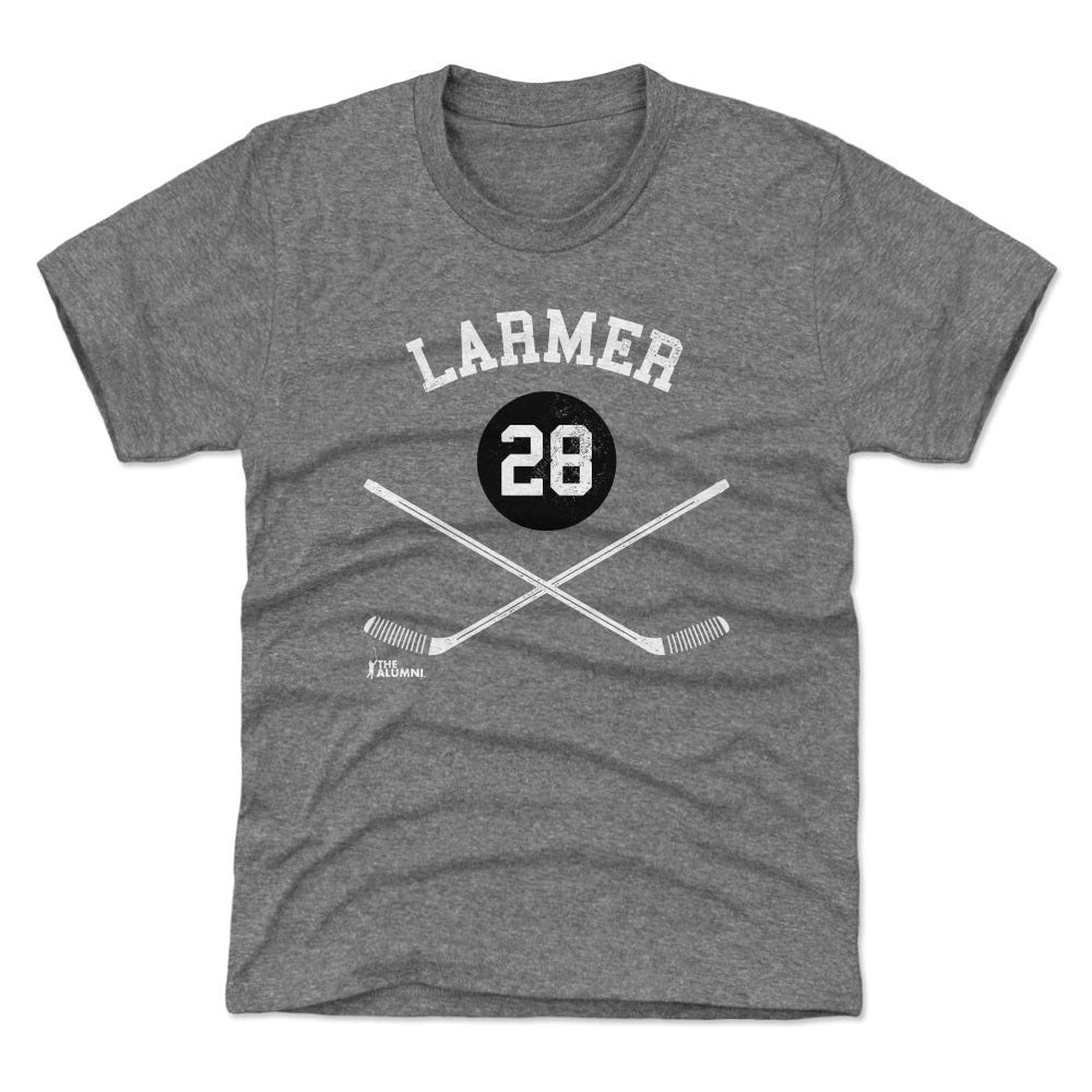 Steve Larmer Chicago 28 Sticks WHT (ONLINE ORDER ONLY)