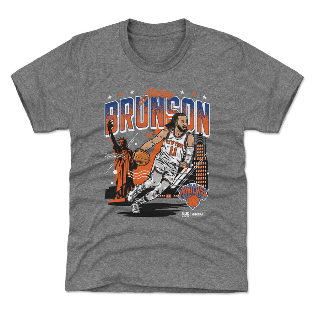 Jalen Brunson New York Knicks Skyline WHT (ONLINE ORDER ONLY)