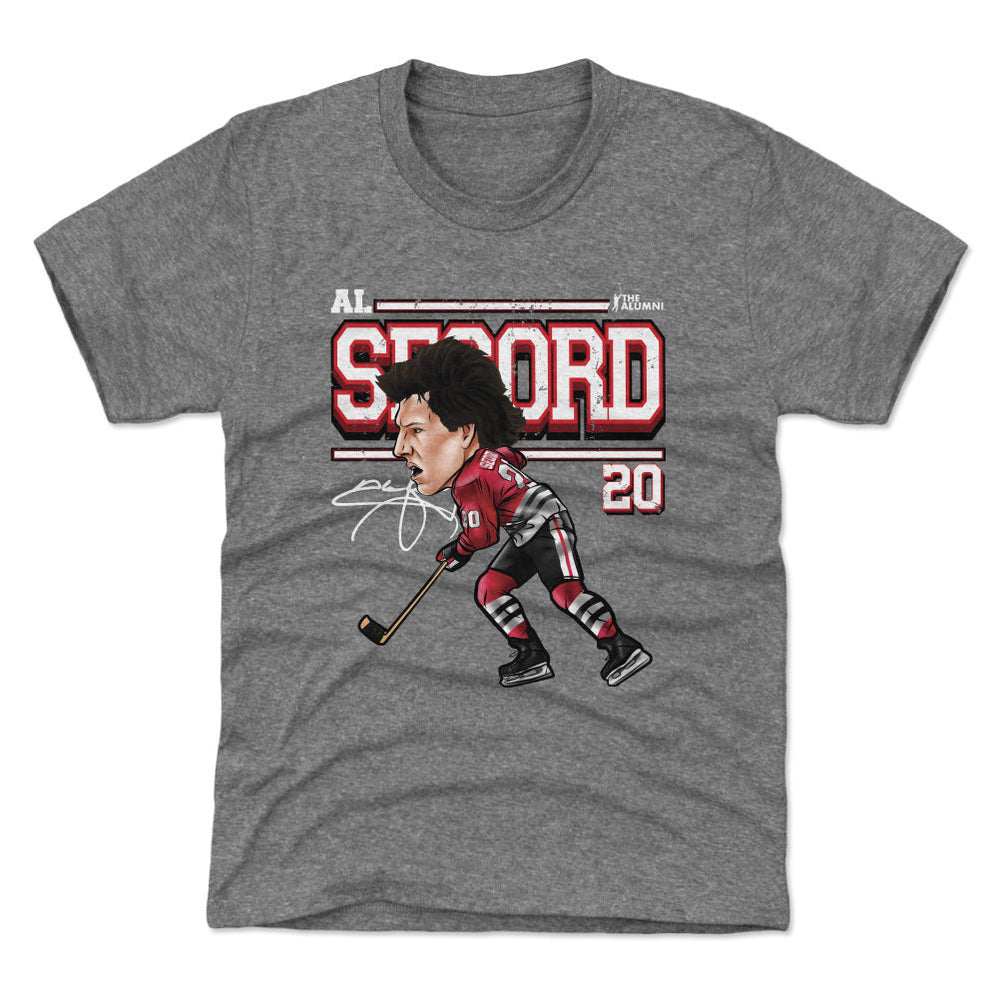Al Secord Chicago Cartoon WHT (ONLINE ORDER ONLY)