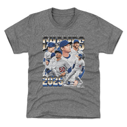 Los Angeles D Baseball 2025 Champs Vintage WHT (ONLINE ORDER ONLY)
