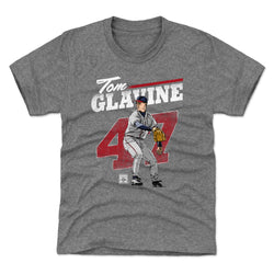 Tom Glavine Retro Grunge WHT