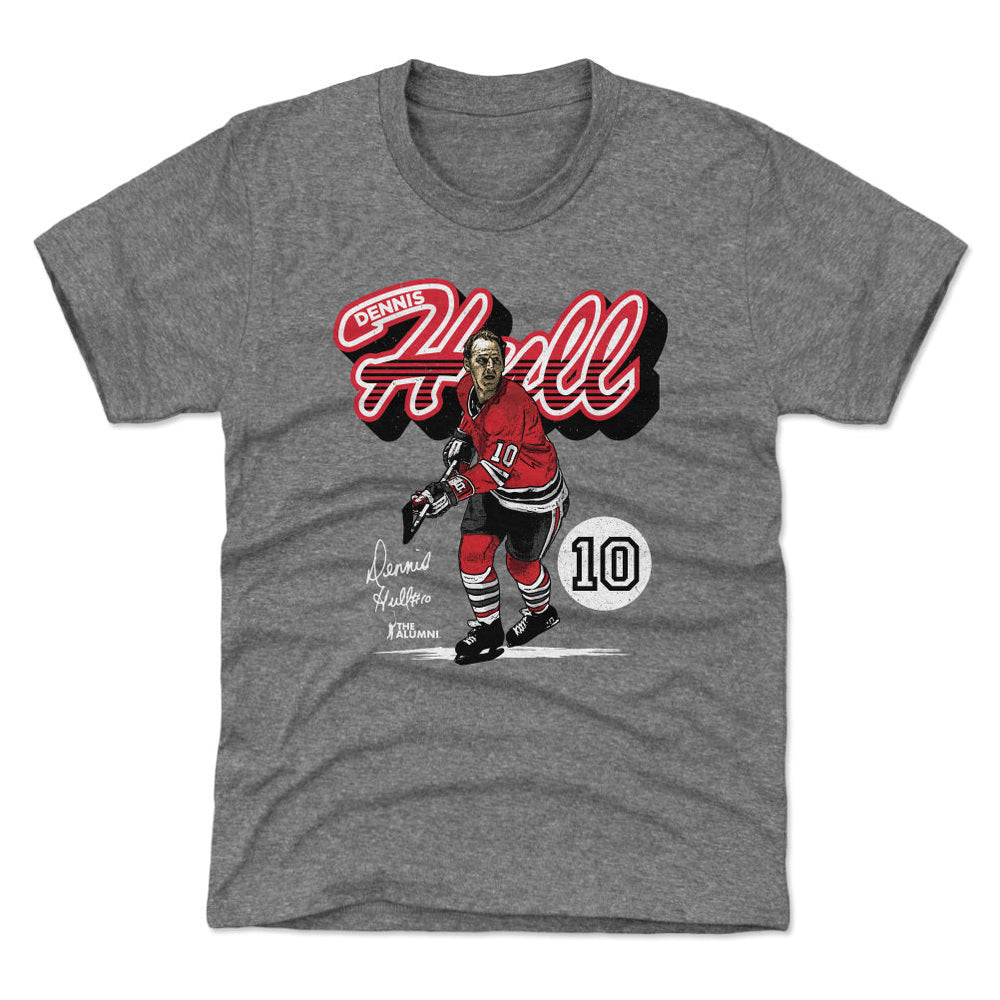 Dennis Hull Chicago Retro Script WHT (ONLINE ORDER ONLY)