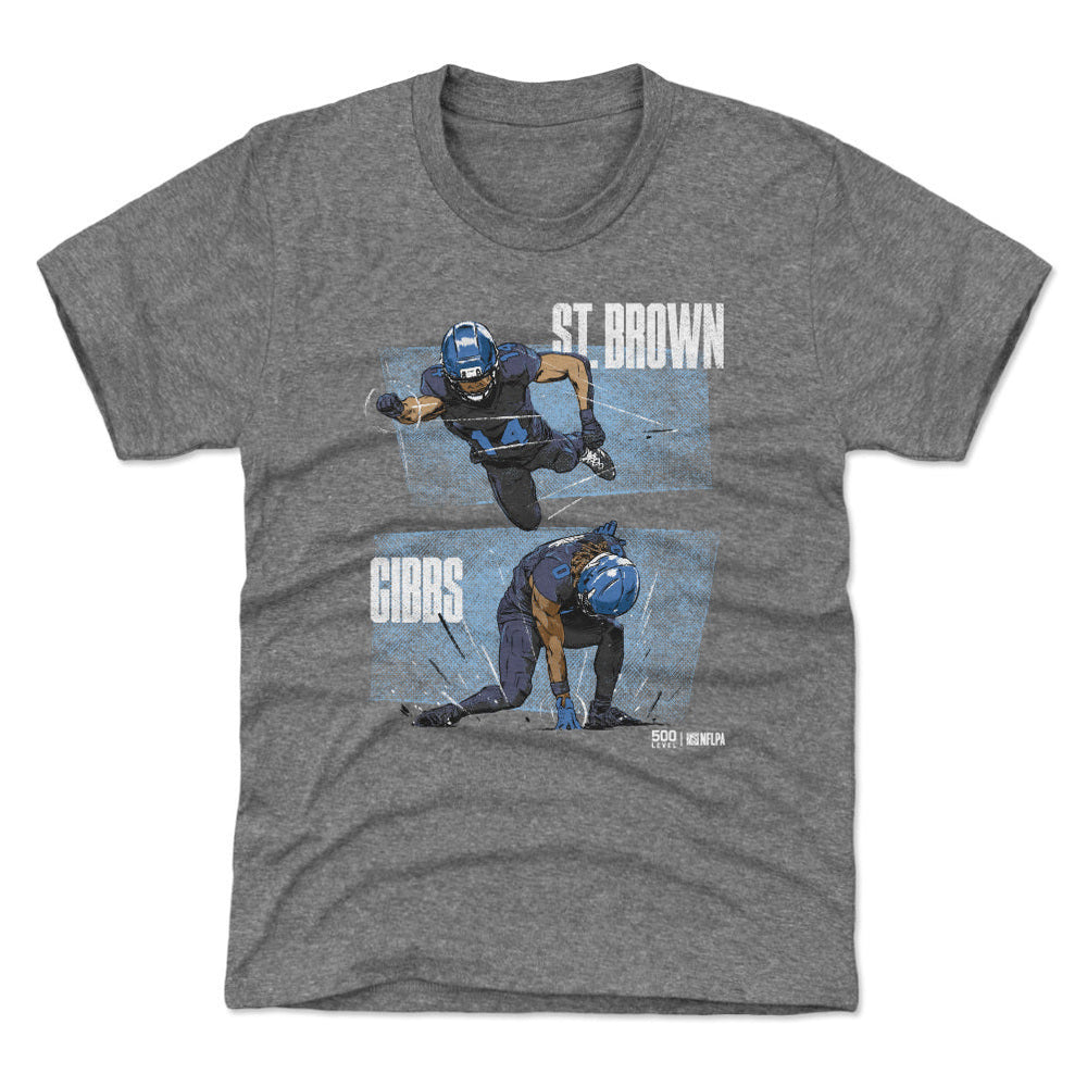 Jahmyr Gibbs & Amon-Ra St. Brown Detroit Dynamic Duo WHT (ONLINE ORDER ONLY)
