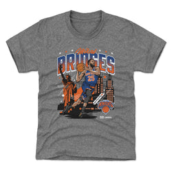 Mikal Bridges New York Knicks Skyline WHT (ONLINE ORDER ONLY)