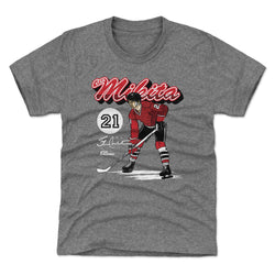 Stan Mikita Chicago Retro Script WHT (ONLINE ORDER ONLY)