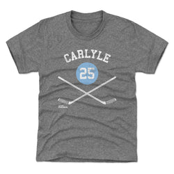 Randy Carlyle Pittsburgh 25 Sticks WHT