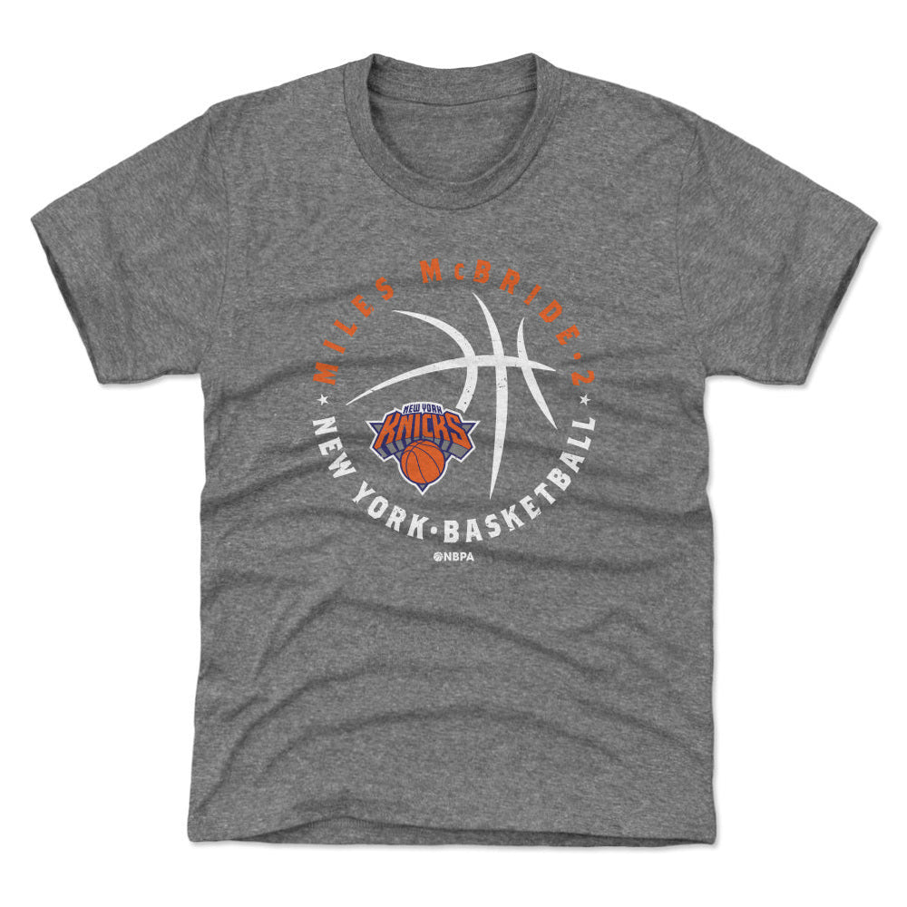 Miles McBride New York Knicks Player Ball WHT (ONLINE ORDER ONLY)