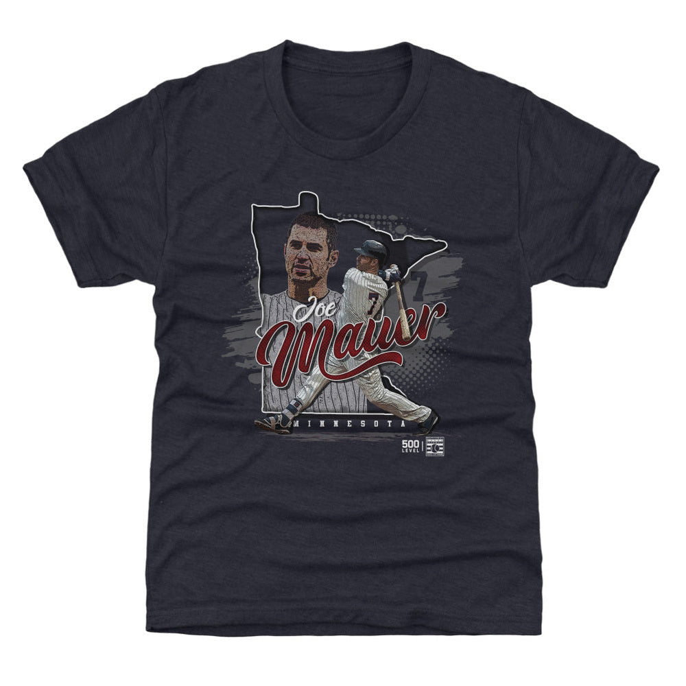 Joe Mauer Minnesota State Silhouette WHT (ONLINE ORDER ONLY)