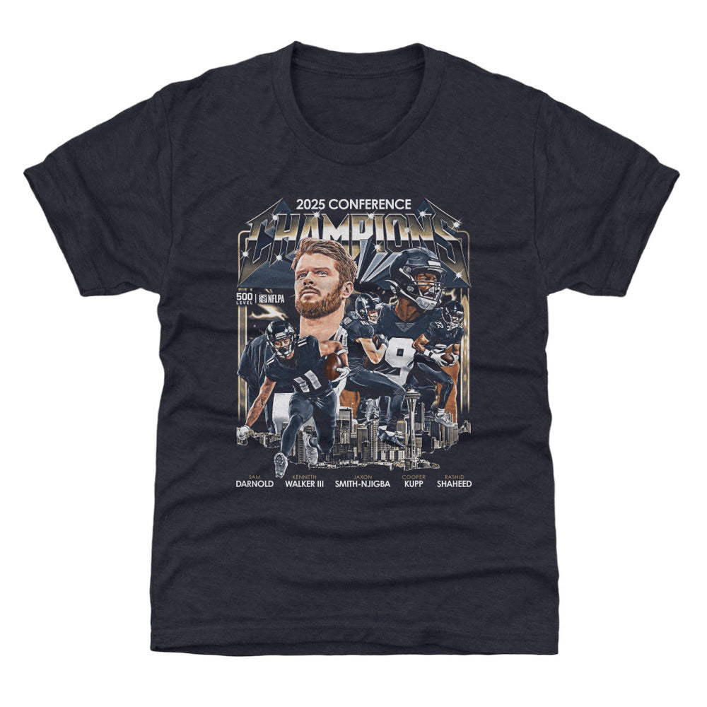 Seattle Football 2025 Conference Champions Vintage WHT (ONLINE ORDER ONLY)