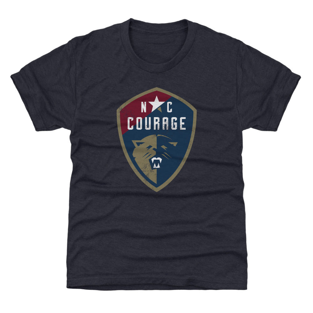 North Carolina Courage Vintage Primary Logo WHT (ONLINE ORDER ONLY)