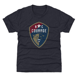 North Carolina Courage Vintage Primary Logo WHT (ONLINE ORDER ONLY)