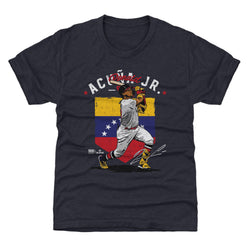 Ronald Acuna Jr. Atlanta Country Flag WHT