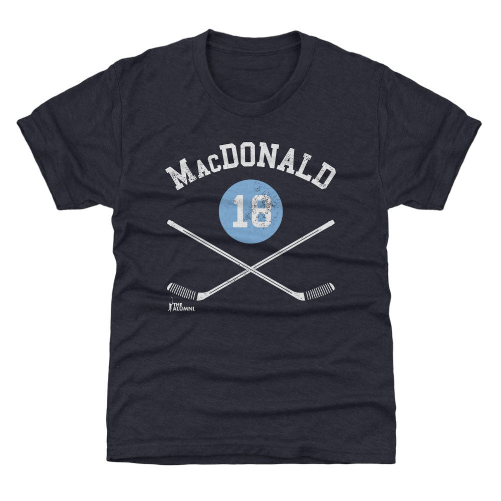 Lowell MacDonald Pittsburgh 18 Sticks WHT