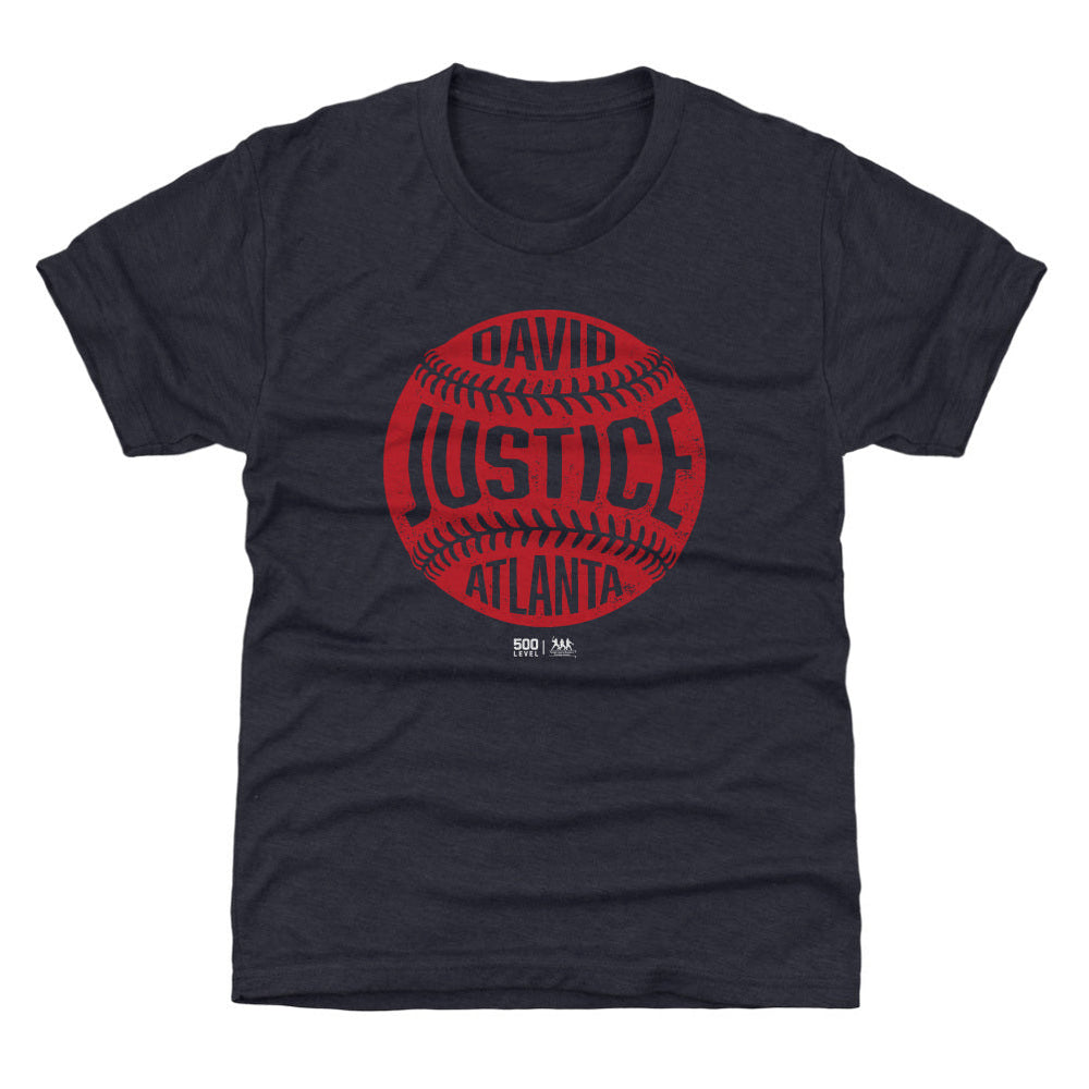 David Justice Atlanta Vintage Baseball WHT (ONLINE ORDER ONLY)