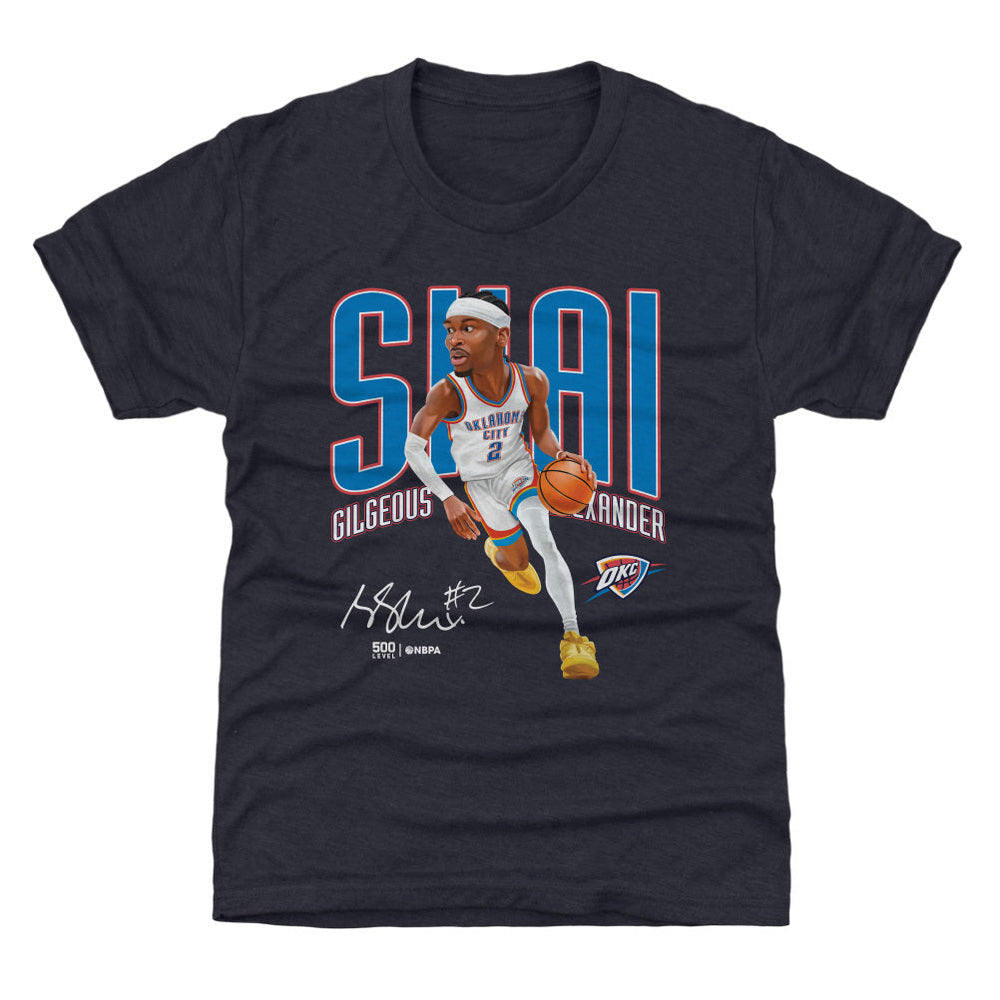 Shai Gilgeous-Alexander Oklahoma City Thunder Caricature WHT (ONLINE ORDER ONLY)