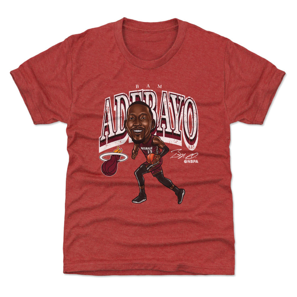 Bam Adebayo Miami Heat Cartoon WHT (ONLINE ORDER ONLY)