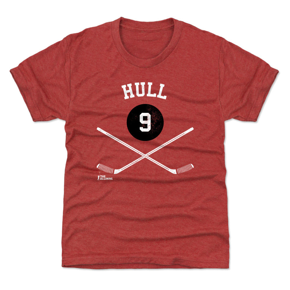 Bobby Hull Chicago 9 Sticks WHT (ONLINE ORDER ONLY)