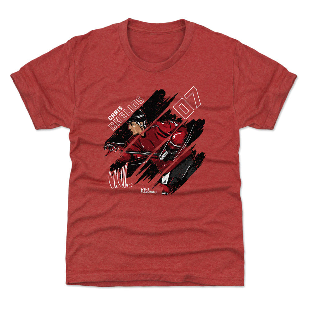 Chris Chelios Stripes WHT (ONLINE ORDER ONLY)