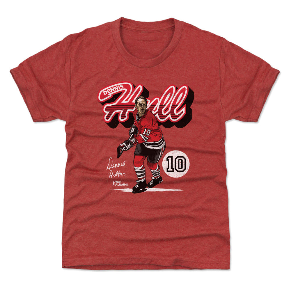 Dennis Hull Chicago Retro Script WHT (ONLINE ORDER ONLY)