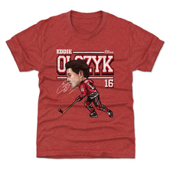 Eddie Olczyk Chicago Cartoon WHT (ONLINE ORDER ONLY)