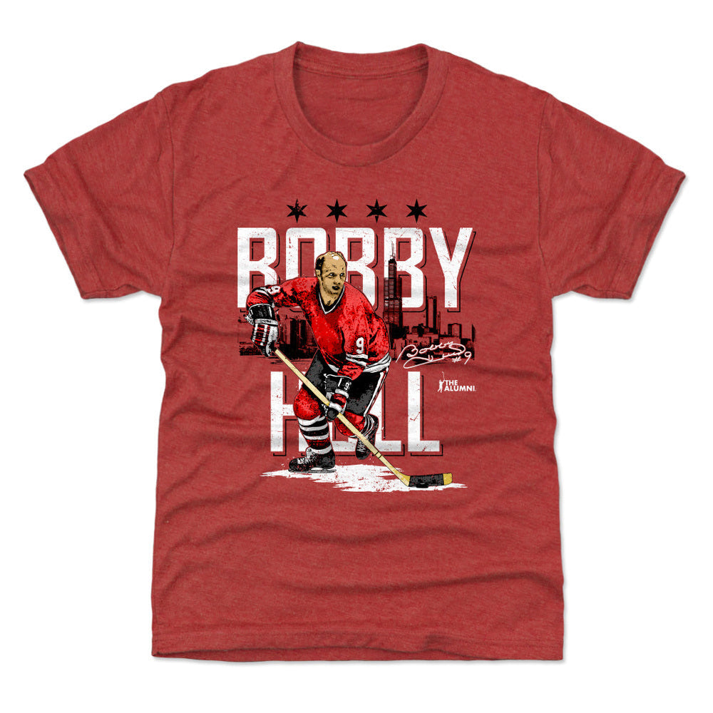 Bobby Hull Chicago Skyline WHT (ONLINE ORDER ONLY)
