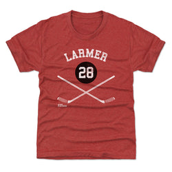 Steve Larmer Chicago 28 Sticks WHT (ONLINE ORDER ONLY)