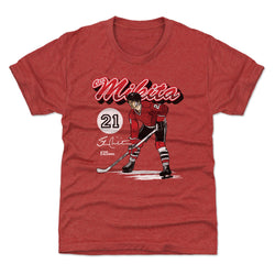 Stan Mikita Chicago Retro Script WHT (ONLINE ORDER ONLY)