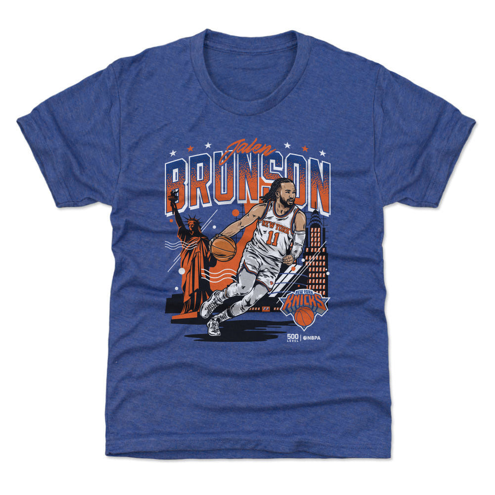 Jalen Brunson New York Knicks Skyline WHT (ONLINE ORDER ONLY)