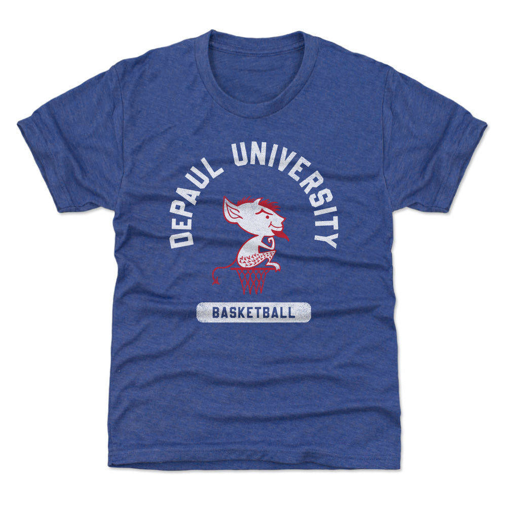 DePaul Blue Demons Mascot Basketball WHT (ONLINE ORDER ONLY)