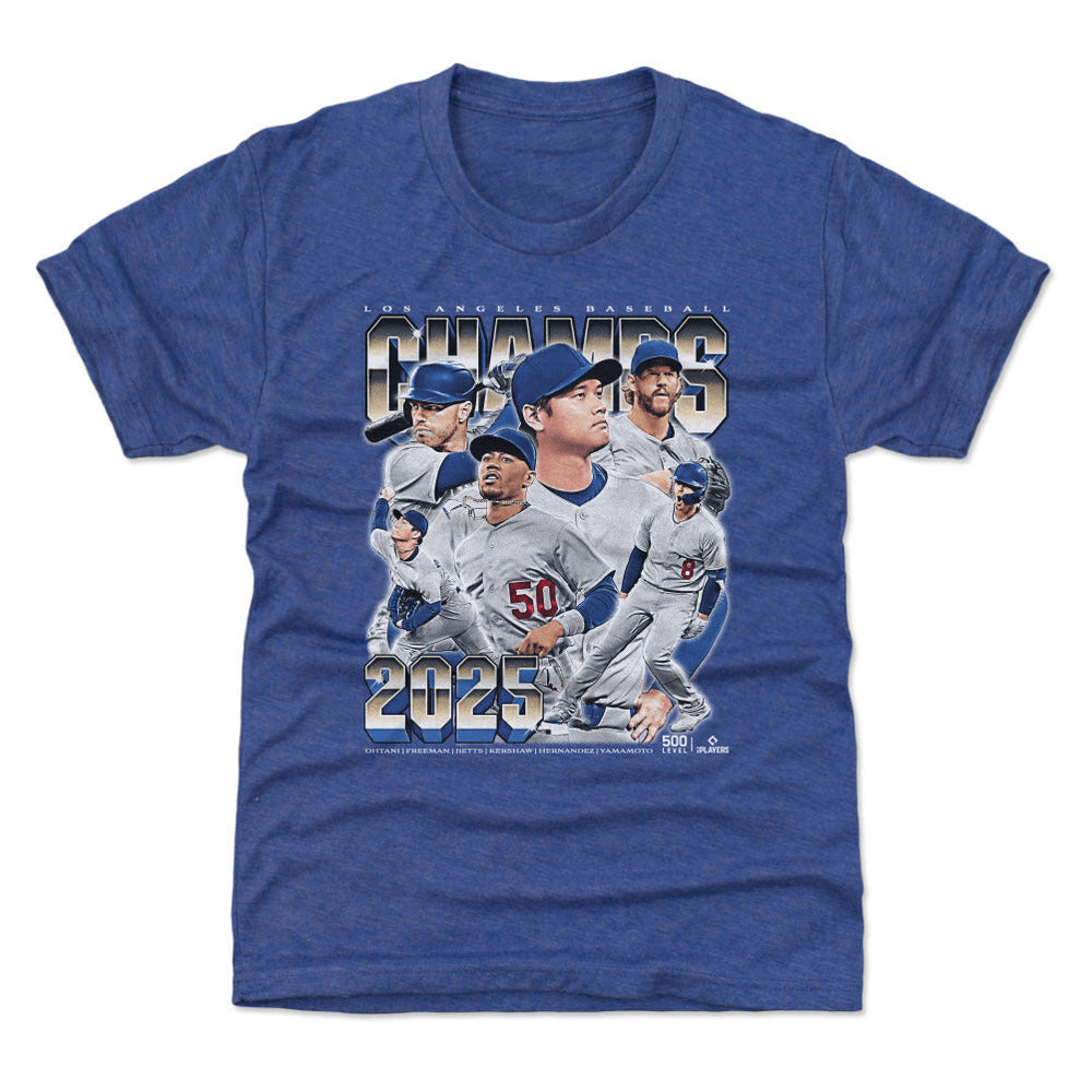 Los Angeles D Baseball 2025 Champs Vintage WHT (ONLINE ORDER ONLY)
